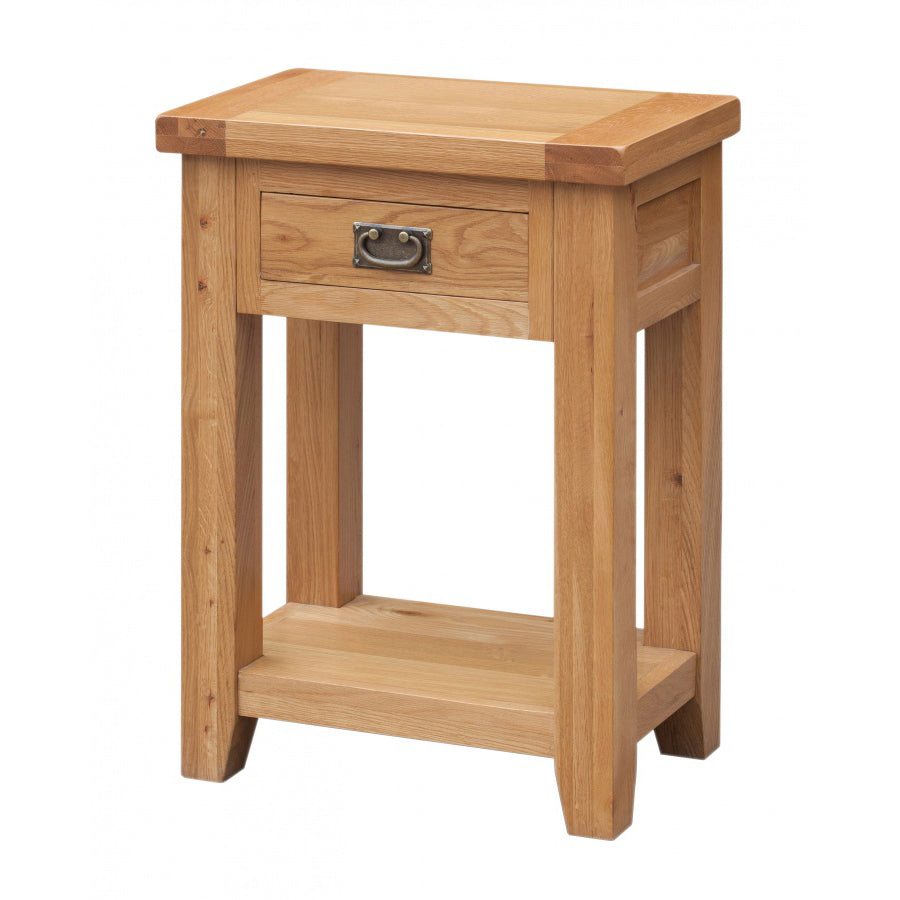 Acorn Solid Oak Hall Table 1 Drawer
